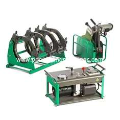 90/355 mm PE butt welder MM-Tech High quality HDPE pipe hydraulic butt fusion welding machine SWT-V355/90H