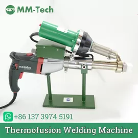 Plastic extrusion welder