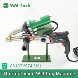 Plastic extrusion welder