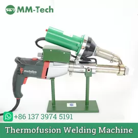 Plastic extrusion welder