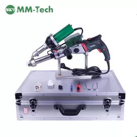 Plastic hand extrusion welder for HDPE membrane PP pipe,Geomembrane extrusion welding machine for tank or pipe,