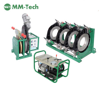 220v hydraulic plastic green pipe hdpe butt fusion welding machine for 200-450mm